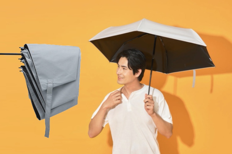 畳むときにもゼロストレス】形状記憶で畳みやすい、晴雨兼用の自動開閉