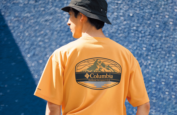 汗をかくと冷える「コロンビア」の冷却Tシャツなら酷暑でも瞬時にヒンヤリ快適♪