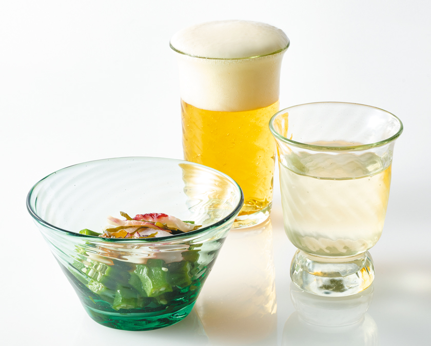 食卓に涼風を吹き込む銀座たくみの個性派ガラス