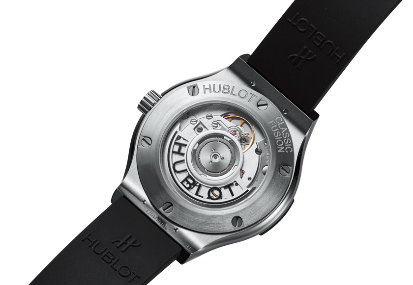 ローターにHUBLOTの文字が
