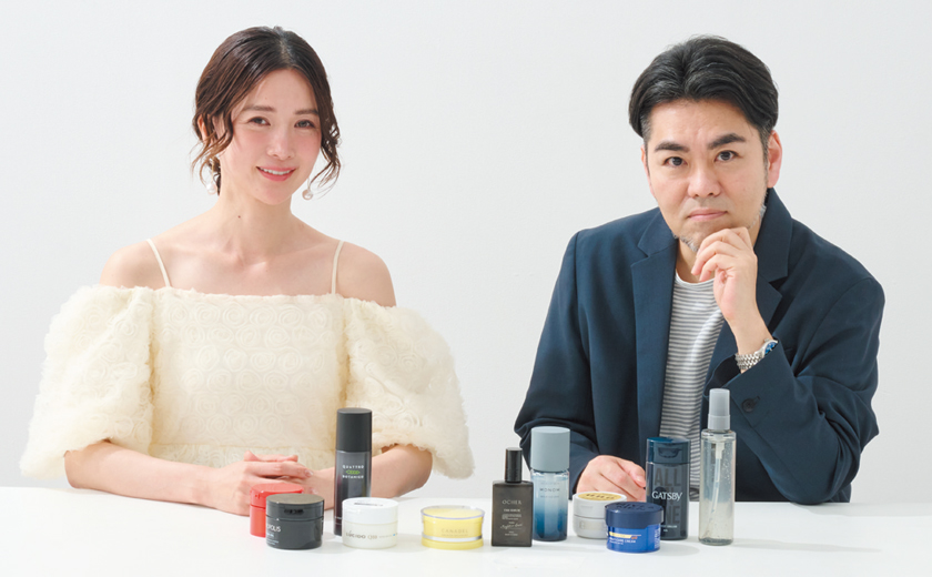 美容家　本條愛奈さん　男性美容研究家　藤村 岳さん