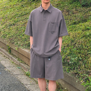 The Craft Crew PRODUCTS ザ クラフト クルー プロダクツ エピックス エアーシリーズ ポケット半袖ポロシャツ&イージーショートパンツ