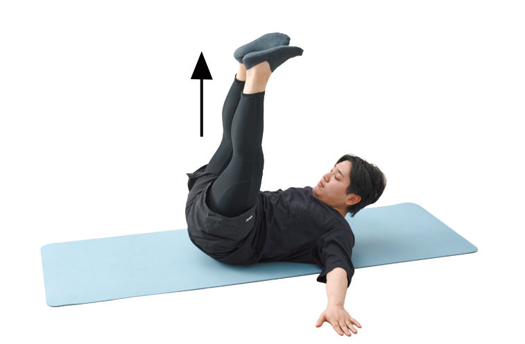 ツイストレッグレイズ