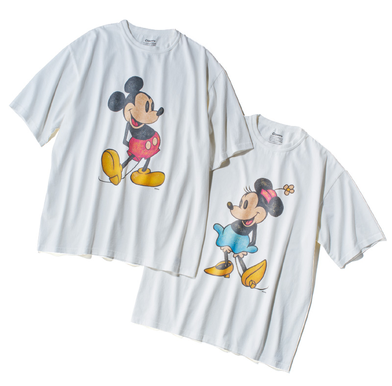 クローバルのミッキーマウス＆ミニーマウスＴシャツ