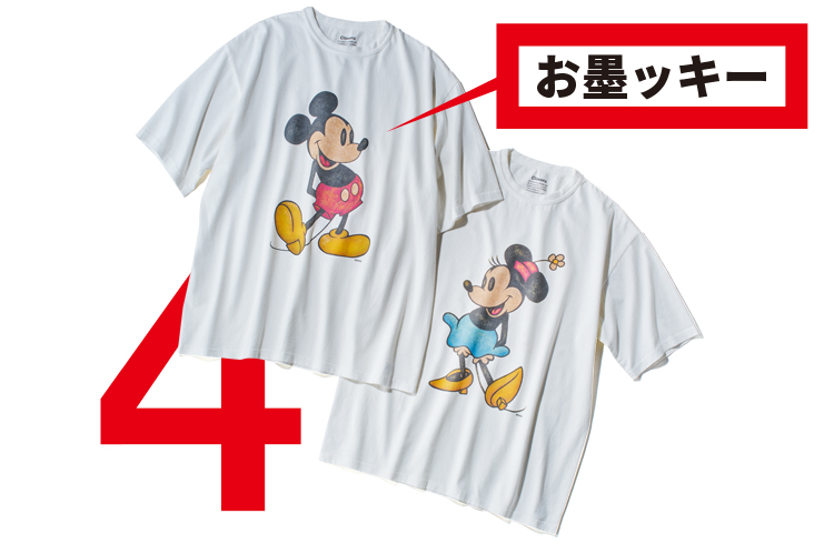 クローバルのミッキーマウス&ミニーマウスTシャツ