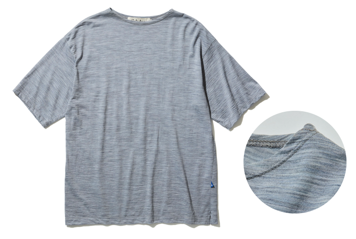 カレドアー ライトメリノウールTシャツ