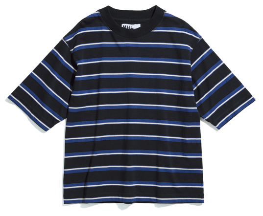 エムエイチエル ストライプTシャツ