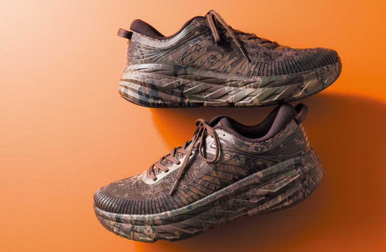 【HOKA】ビームス初別注の「ボンダイ7」は禅庭園発想のカモフラに両社名が潜む!?