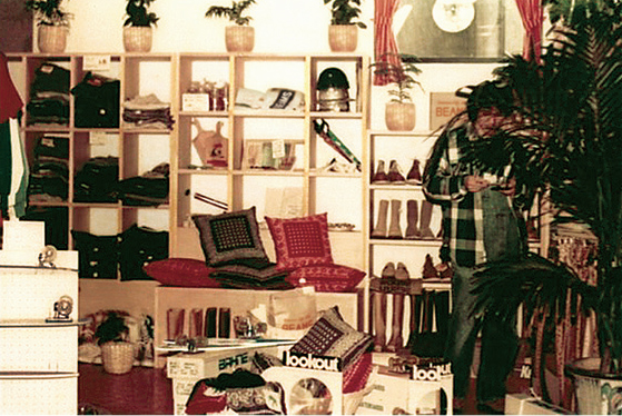 1976年の店内