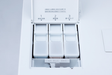 液剤の通り道を自動洗浄してくれるので詰まりにくい