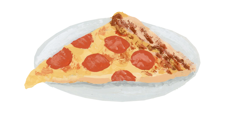 スライス ペパロニ ピザ