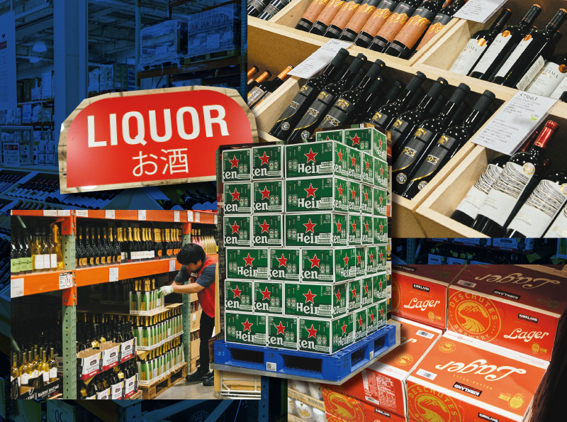 コストコ COSTCO お酒はPBがお得でヨイ♪