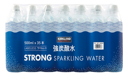 強炭酸水 ラベルレス 500ml × 35本