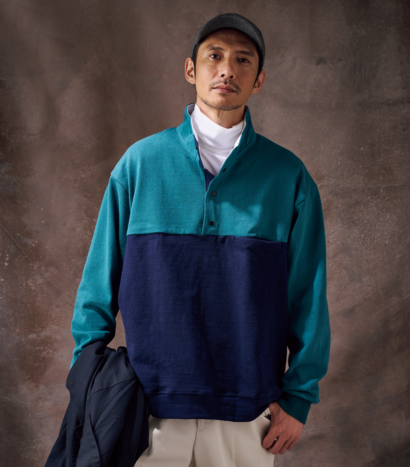 10年後20年後の色落ち具合を見越した美しいコンビ配色にも注目