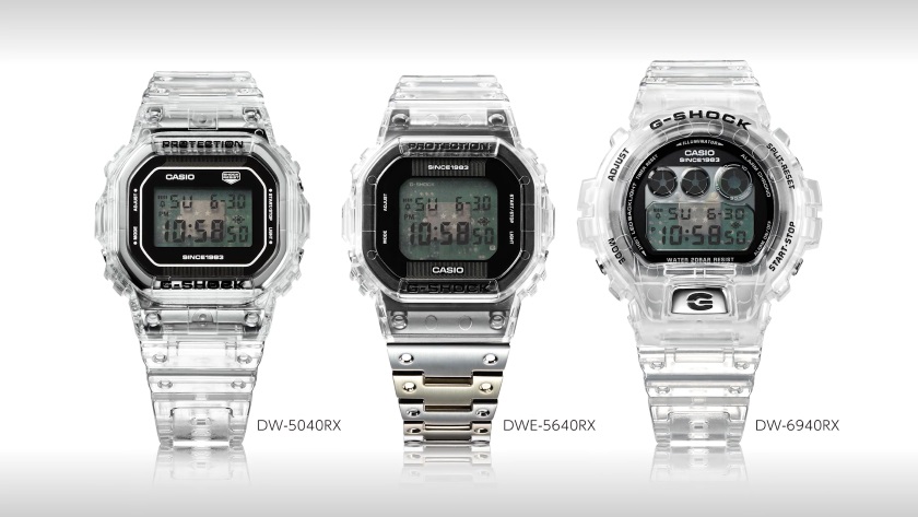G-SHOCK40周年 夏は定番モデルがとことんスケルトン！｜雑誌